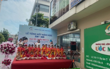 Quy Trình Tổ Chức Lễ Tổng Kết Tại Trường Mầm Non Ước Mơ Nhỏ 2024-2025